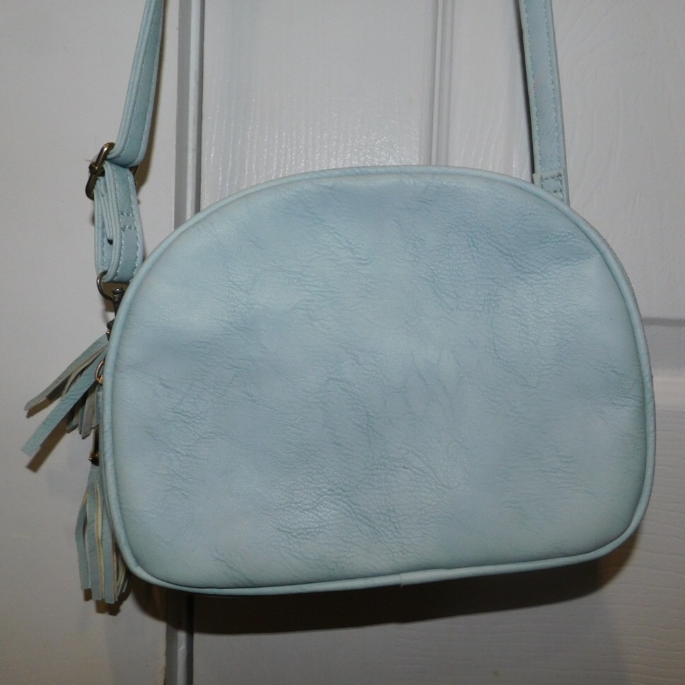 Blue marbled Crossbody bag